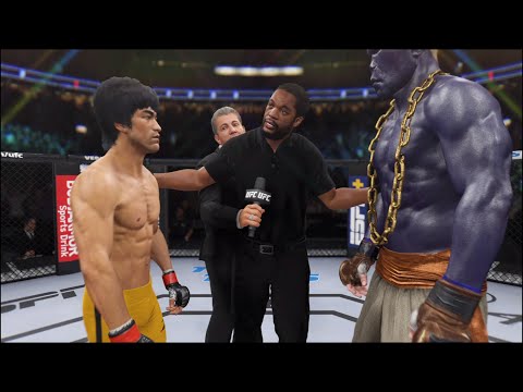 Bruce Lee vs. Super Indian - EA Sports UFC 4 - Epic Fight 🔥🐲