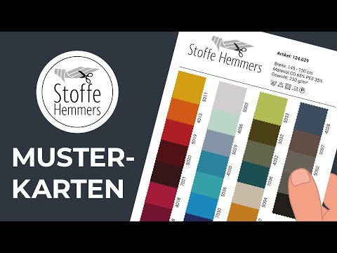 Stoffe Hemmers Musterkarten 🥰