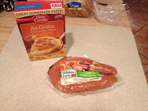 Quick and Easy Dinner Recipe - Sausage Au Gratin...