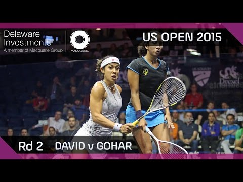Squash: Delaware Investments US Open 2015 - Rd 2 Highlights - David v Gohar