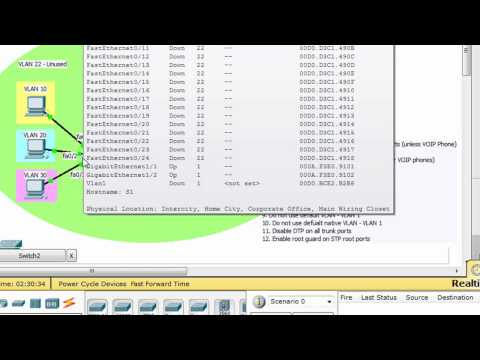 Layer 2 LAN and Switch Security - CCNA Security Part 3