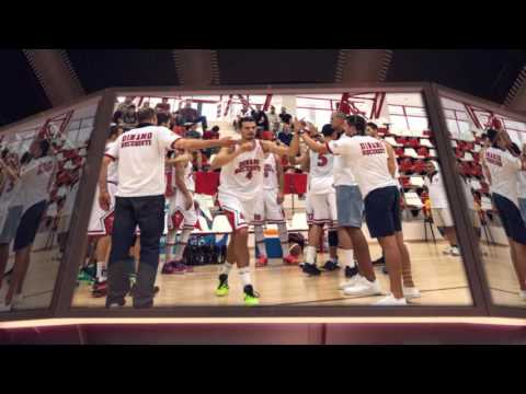 SEVEN NATIONS = ONE LANGUAGE = DINAMO BUCHAREST BASKETBALL TEAM