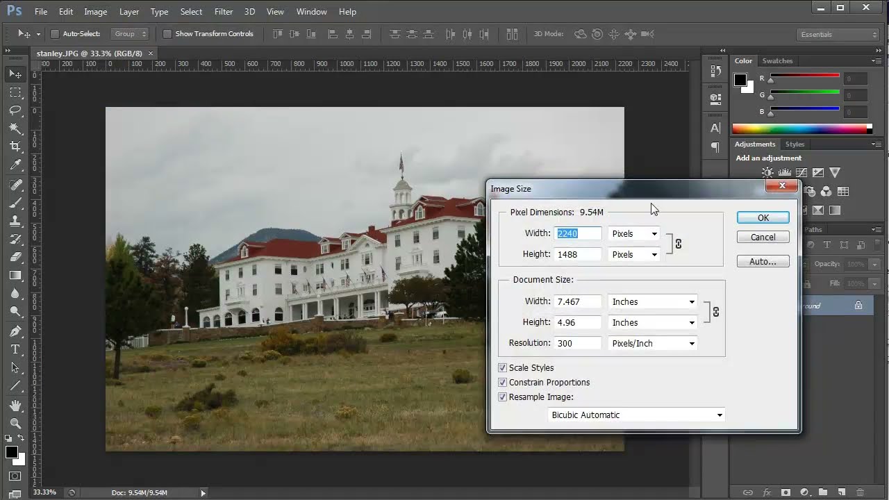 How to Change Image Size and Resolution video thumbnail
