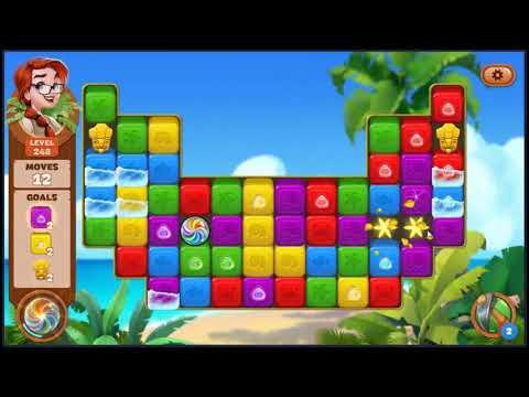 Lost Island Blast Adventure Level 248 - NO BOOSTERS 🏝️ | SKILLGAMING ✔️