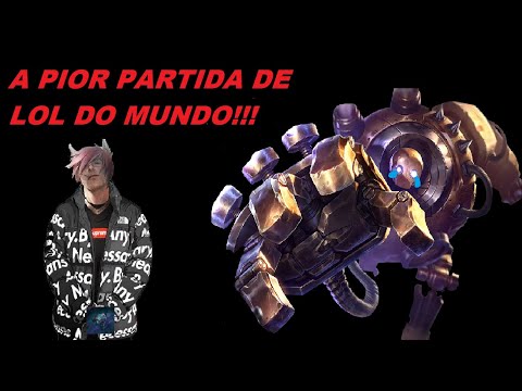 A PIOR PARTIDA DE LOL DO MUNDO!!!