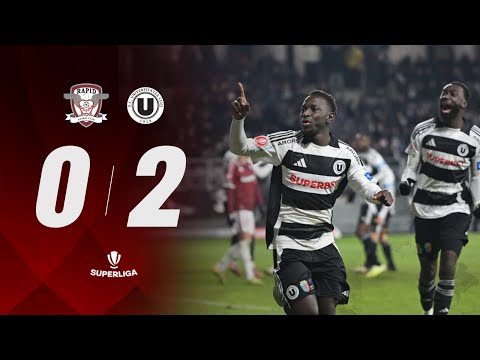 RAPID vs U CLUJ 0 - 2 | REZUMAT
