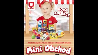 MINI OBCHOD - pokladňa česká s učením ako nakupovať - ružová
