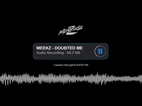 Meekz - Doubted Me (Lyric Visualizer)