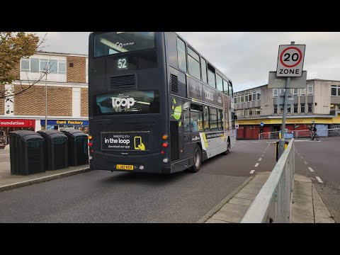 GNE 52 to Gateshead - Go North East 6155 - LJ62 KOX