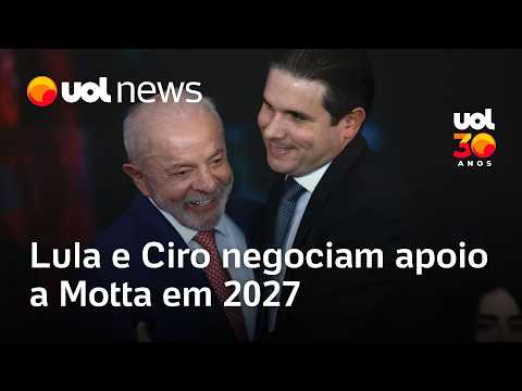 Lula promete apoiar Motta em 2027 em acordo com Ciro Nogueira, diz jornal