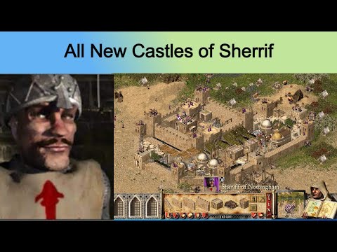 The All new Castles of Sheriff | AI Castles | Stronghold Crusader HD | UCP mode designed castles