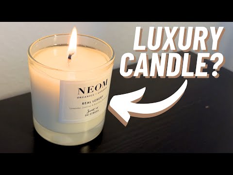 Testing a LUXURY De-Stress Candle - Review of NEOM Candle Lavender, Jasmine & Brazilian Rosewood