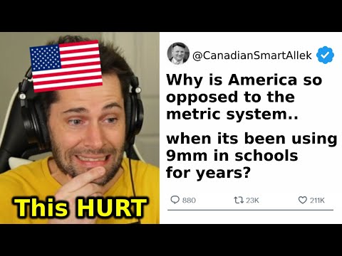 American Reacts to Canadians ROASTING Americans on the Internet | #2
