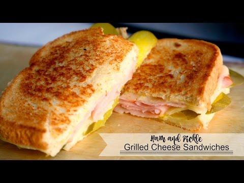 ham and pickle grilled cheese