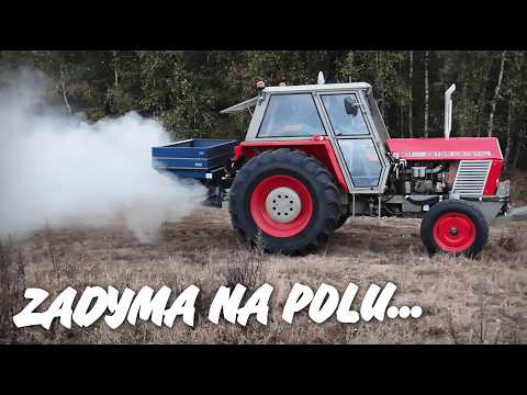 Tego pola nikt nie nawoził od kilku lat.. - Wapnowanie i talerzowanie - Rozsiewacz do małego remontu