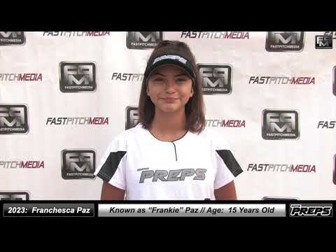 2023 Franchesca “Frankie” Paz - 3.6 GPA - Pitcher Softball Skills Video - Easton Preps - Paz