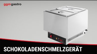 Fondoir à chocolat à chauffage sec - 2x GN 1/4 - 250W