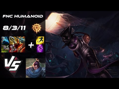 Fnatic Humanoid MID Lucian vs Yasuo - EU Challenger Patch 14.14