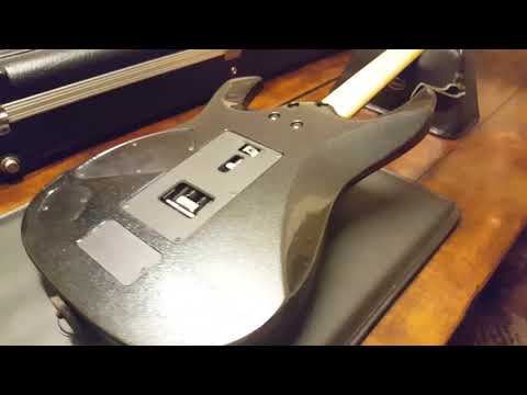 IBANEZ RGA PROTOTYPE ENDORSED ARTIST OWNED CRADLE OF FILTH GUITAR JAMES MCILROY VIDEO REVIEW