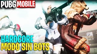 ¡¡MI PRIMERA PARTIDA SIN BOTS EN *HARDCORE* el NUEVO MODO de PUBG MOBILE!! - MattsinLife