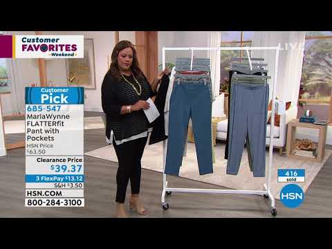 MarlaWynne FLATTERfit Pant with Pockets