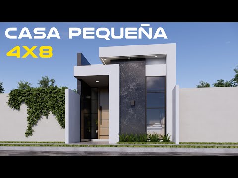 Mini casa 4x8 increíblemente moderna 🏡 ¡Aprovechamiento total del espacio!