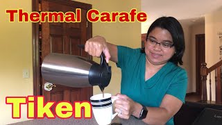 Amazon's Choice in Thermal Carafes by Tiken | Unboxing and Review