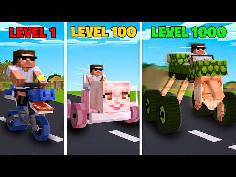 Upgrading my Brainrot CAR to Level 1000 in Minecraft..