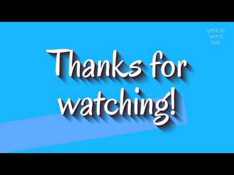 HOW TO PRONOUNCE HAMLAH?