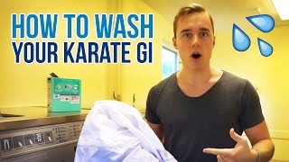 HOW TO WASH YOUR KARATE GI | Karate Uniform Washing — Jesse Enkamp