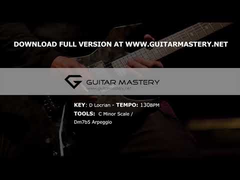 Jam Track - Metal In D Locrian