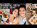OUR WEDDING MENU FOOD TASTING YAMI MUFDI WEDDING SERIES