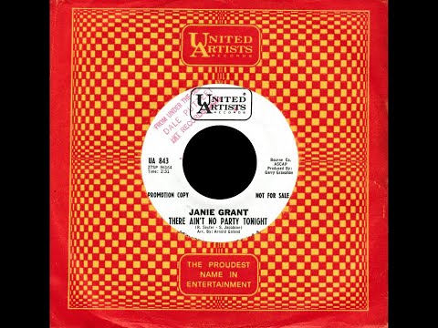 Janie Grant - There Ain't No Party Tonight (1965)