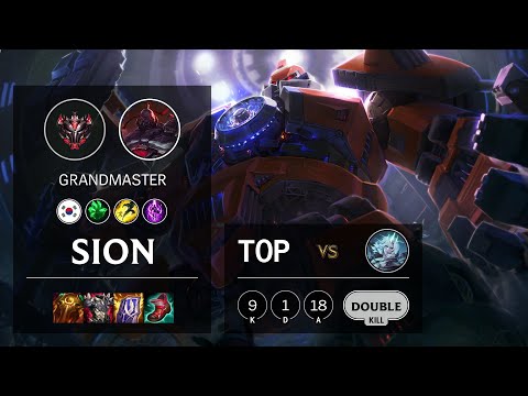 Sion Top vs Viego - KR Grandmaster Patch 11.7