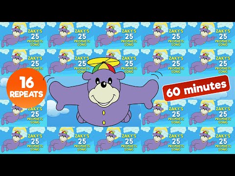 Zaky's 25 Prophets Song | 60 MINUTES | 16 REPEATS