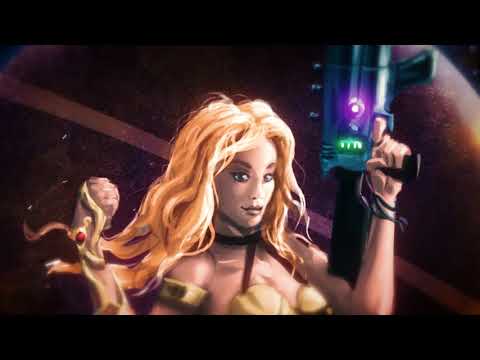 DIre Peril - Queen of the Galaxy (Lyric Video) - w.Brittney Slayes