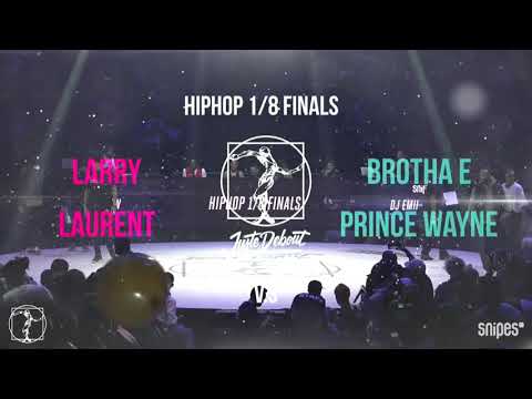 Les Twins - (Larry _ Laurent) vs Brotha E _ Prince Wayne Hip hop Best 16 - Juste Debout 2019