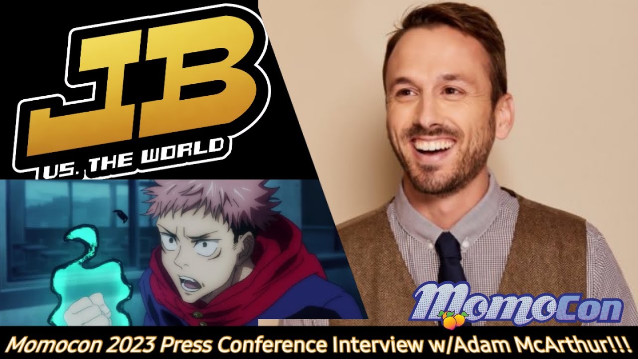 Momocon 2023 Press Conference Interview w/Voice Actor Adam McArthur! #JJK #MHA #StarWars #Momocon