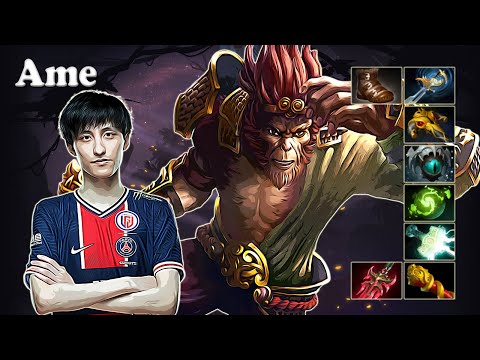 Ame - Monkey King Safelane | Dota 2 7.30e Gameplay