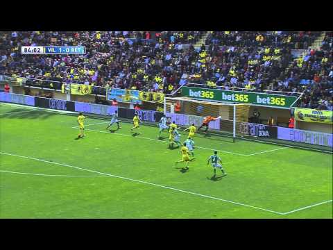 Gol de Rubén Castro (1-1) en el Villarreal CF - Real Betis - HD