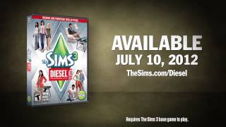 The Sims 3 and Diesel Stuff Pack DLC (PC) Origin Key UNITED STATES