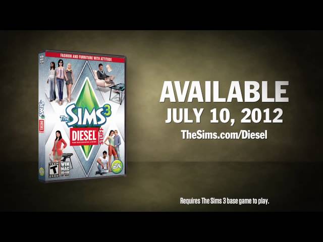 Video - The Sims 3: Diesel Stuff - Pack Origin (DLC) (PC)