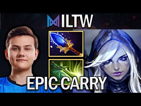 NIGMA.ILTW DROW RANGER  WITH AGHANIMS-BUTTERFLY - DOTA 2 7.29 GAMEPLAY