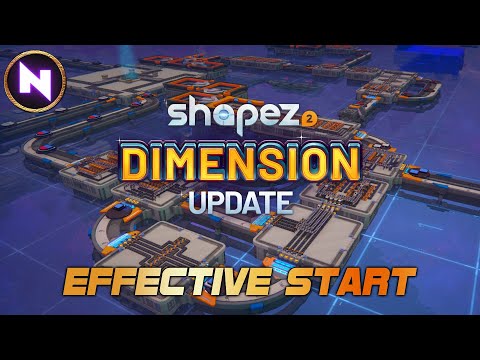 Major Update To Shapez 2; Bigger, Faster, and Better With DIMENSION UPDATE | 01 | Tutorial/Lets Play