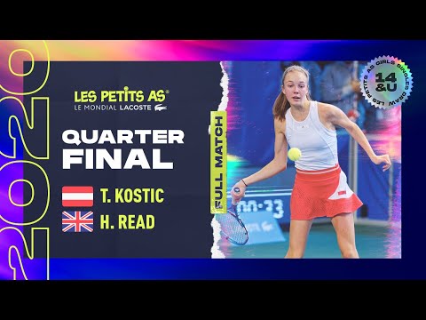 Les Petits As 2020 | Girls Quarterfinal | Tamara Kostic vs. Hannah Read