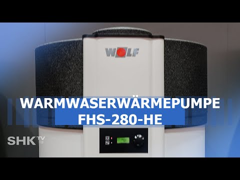 Hot water heat pump from WOLF: Efficient & compact | SHK-TV product