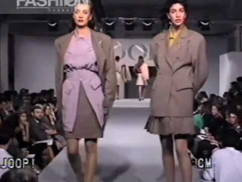 "Joop" Spring Summer 1988 Paris pret a porter women by Canale Moda