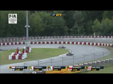 CIK FIA EUROPEAN CHAMPIONSHIP 2014 EVENT 4 ROUND 2 KZ2 FINAL HD