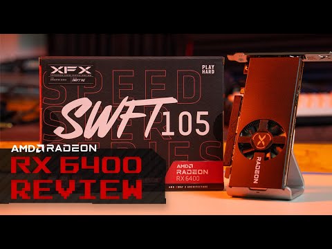 Is RX 6400 good? Budget 1080p GPU | SWFT 105 RX 6400 Review
