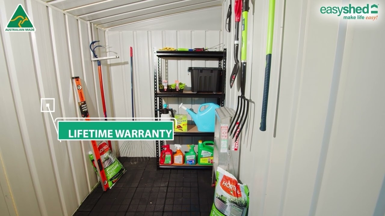 Product Review Video Thumbnail | Skillion Roof Shed